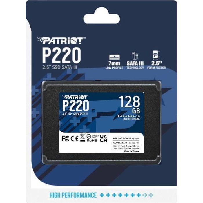 Накопитель SSD 2.5" 2TB P220 Patriot (P220S2TB25) изображение 4