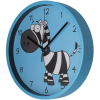 Настенные часы Optima Little Zebra пластиковый, голубой (O52106) изображение 2