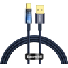 Дата кабель USB 2.0 AM to Type-C 1.0m 5A Blue Baseus (CATS000203)
