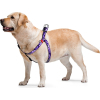 Шлея для собак WAUDOG Nylon з QR паспортом анатомічна "Фіолетовий камо" L (5004) зображення 3
