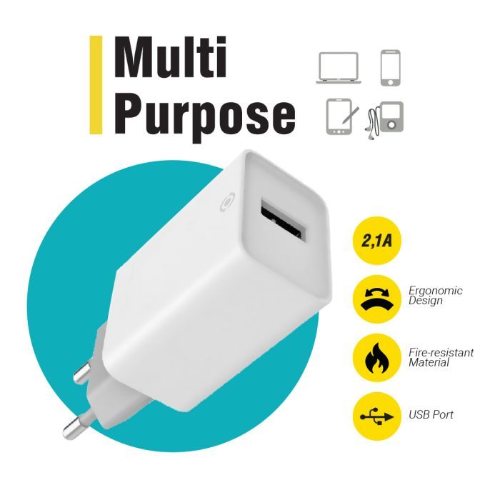 Зарядное устройство Piko TC-211 (1USB2,1A) (1283126515156) изображение 3