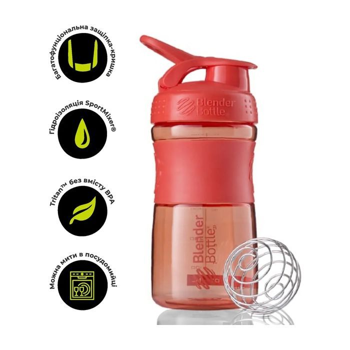 Шейкер спортивный BlenderBottle SportMixer 20oz/590ml Moss Green (SM 20oz Moss Green)
