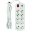 Сетевой фильтр питания PowerPlant 5м, 10 розеток, USB, євро, 100% мідь (YS-N6065/5) (EX610556) изображение 2
