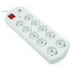 Сетевой фильтр питания PowerPlant 5м, 10 розеток, USB, євро, 100% мідь (YS-N6065/5) (EX610556)