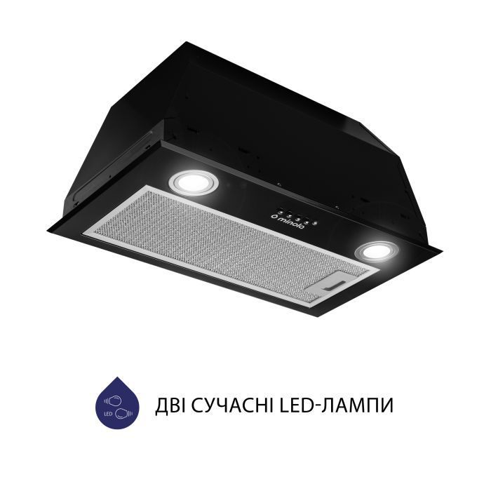 Витяжка кухонна Minola HBI 5722 BL 1200 LED зображення 3