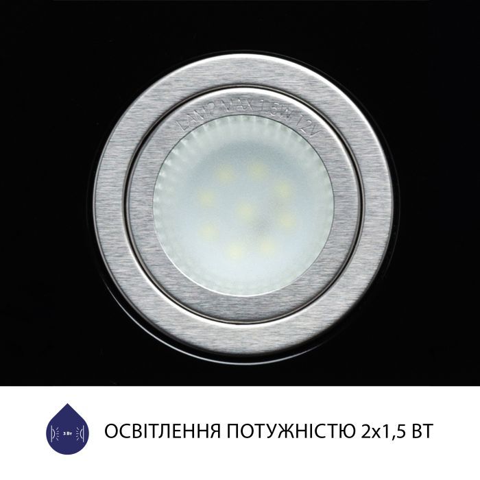 Витяжка кухонна Minola HBI 5722 BL 1200 LED зображення 6