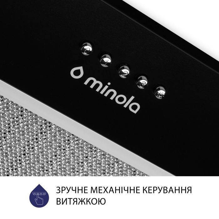 Витяжка кухонна Minola HBI 5722 BL 1200 LED зображення 7