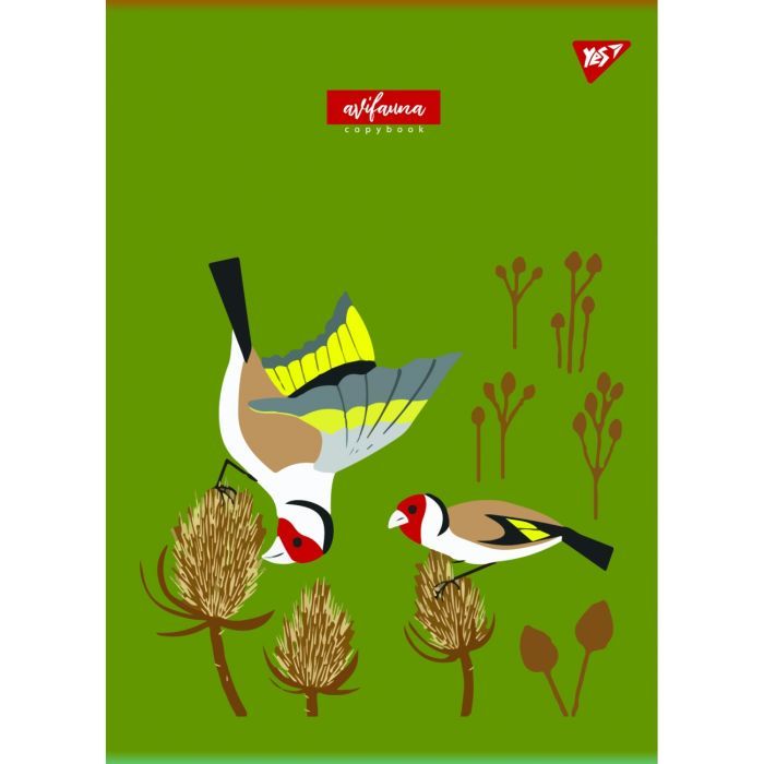 Зошит Yes А4 Avifauna 48 аркушів, клітинка (681930) зображення 2