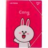 Папка на резинках Yes A4 Line Friends Cony (492097)
