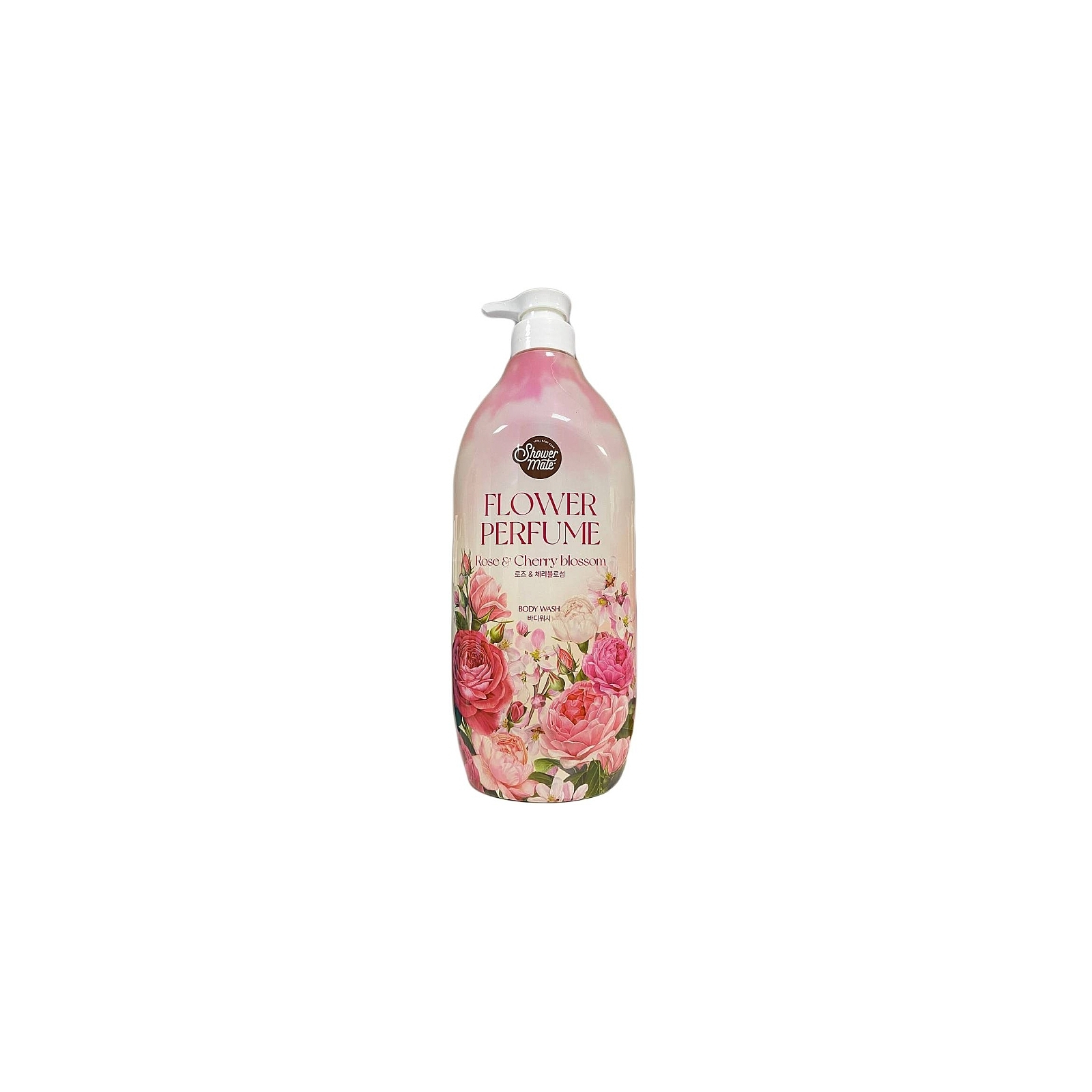 Гель для душа KeraSys Shower Mate Perfumed Rose & Cherry Blossom 900 мл (8801046259863) изображение 3