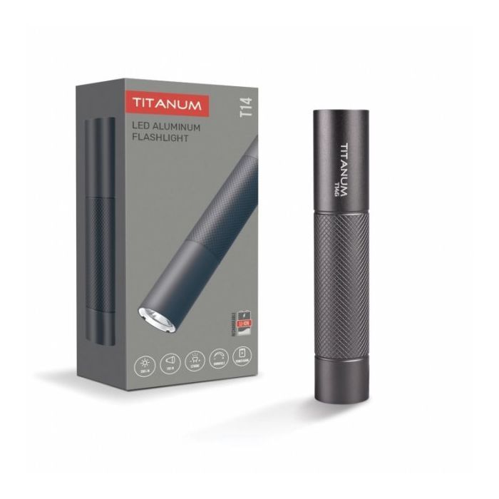 Фонарь TITANUM 300Lm 5000K Gray (TLF-T14G)