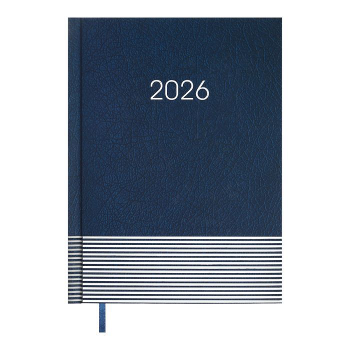 Тижневик Buromax датований 2026 PARALLEL A5 синій (BM.2107-02)