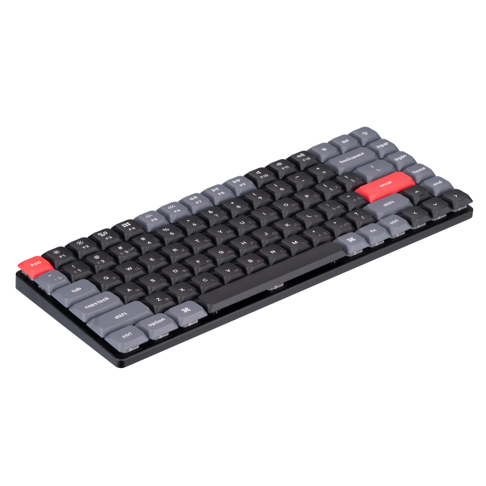 Клавіатура Keychron K3 PRO 84Key Gateron Red Hot-swap Low Profile QMK UA RGB Black (K3PH1_KEYCHRON) зображення 4