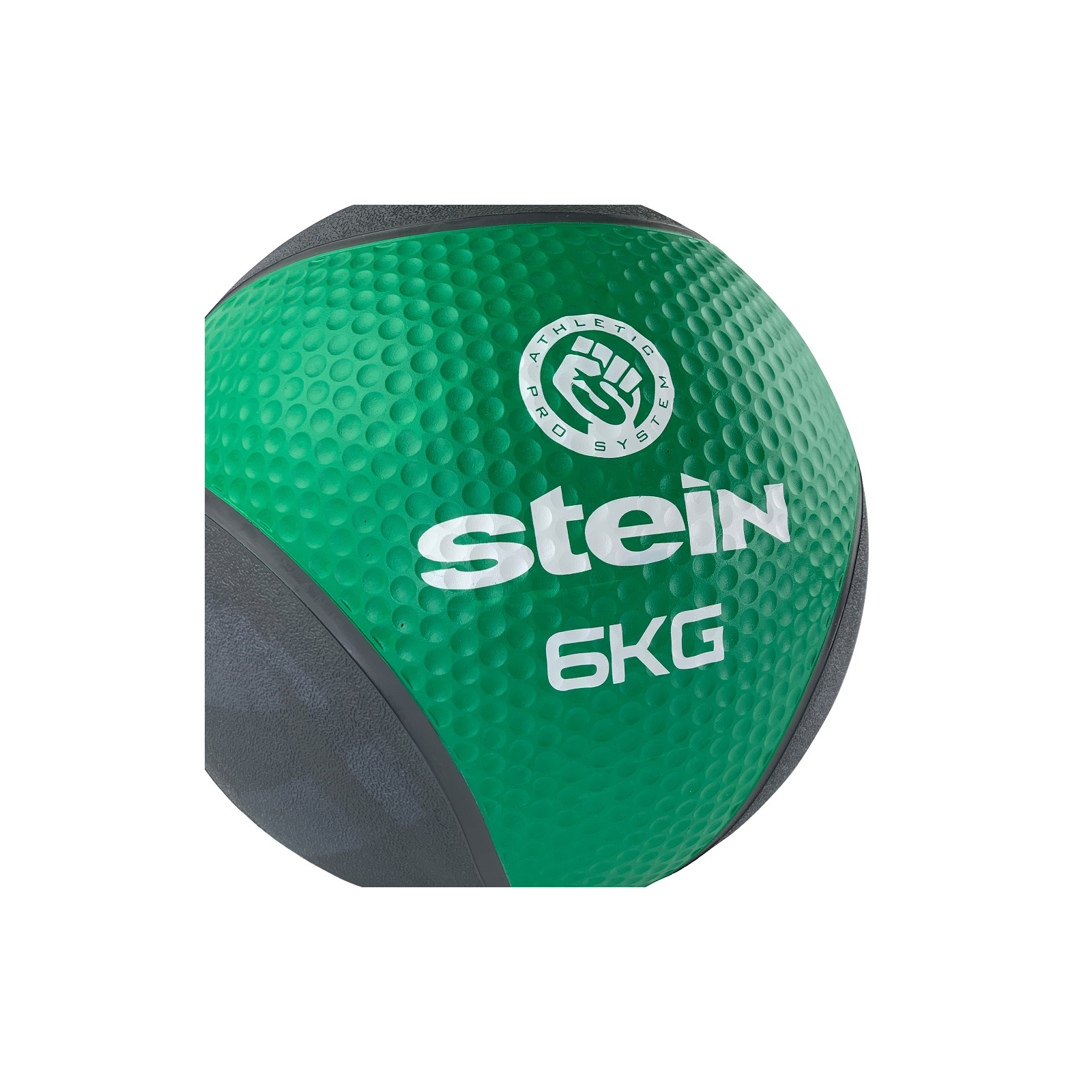 Медбол Stein Чорно-зелений 6 кг (LMB-8017-6) изображение 2