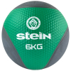 Медбол Stein Чорно-зелений 6 кг (LMB-8017-6)
