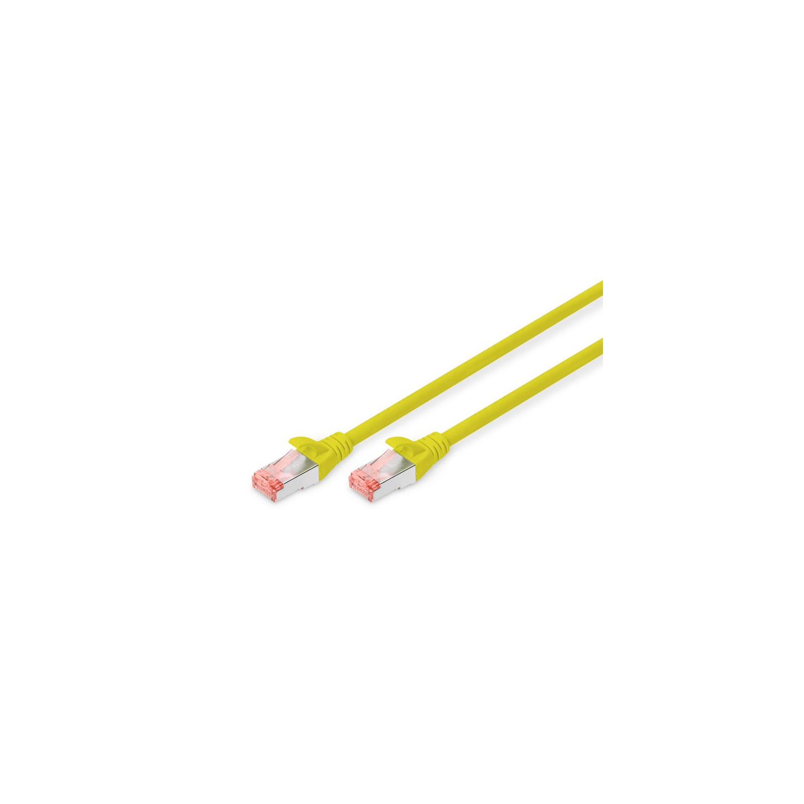 Патч-корд 0.5м, CAT 6 S-FTP, AWG 27/7, LSZH, yellow Digitus (DK-1644-005/Y)