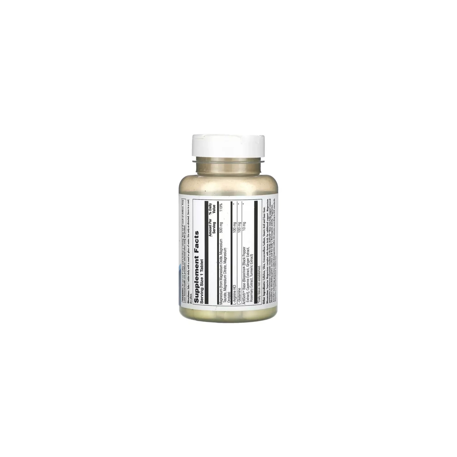 Минералы KAL Магний, 500 мг, Magnesium, 60 таблеток (CAL-57320) изображение 2