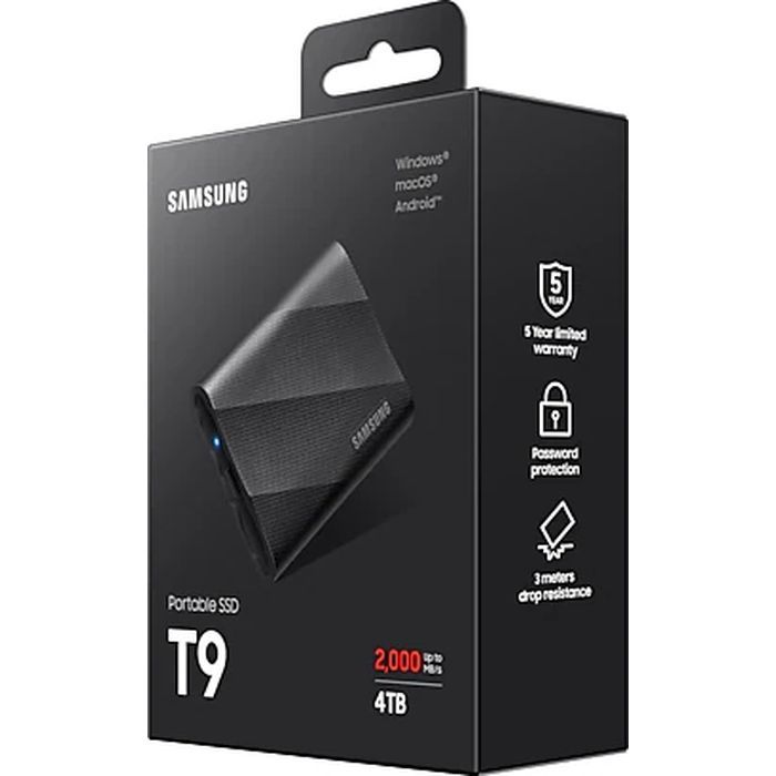 Накопитель SSD USB 3.2 2TB T9 Samsung (MU-PG2T0B/EU) изображение 11