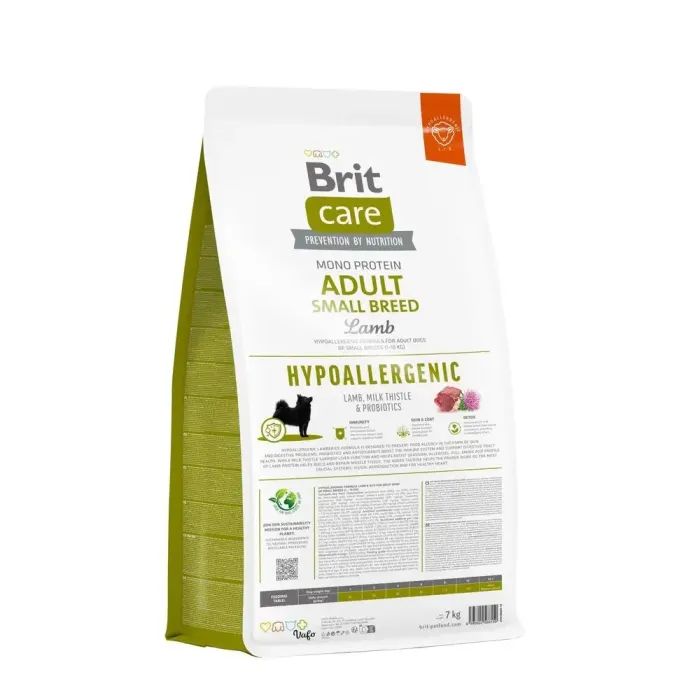 Сухой корм для собак Brit Care Dog Hypoallergenic Adult Small Breed с ягненком 3 кг (8595602566143) изображение 2