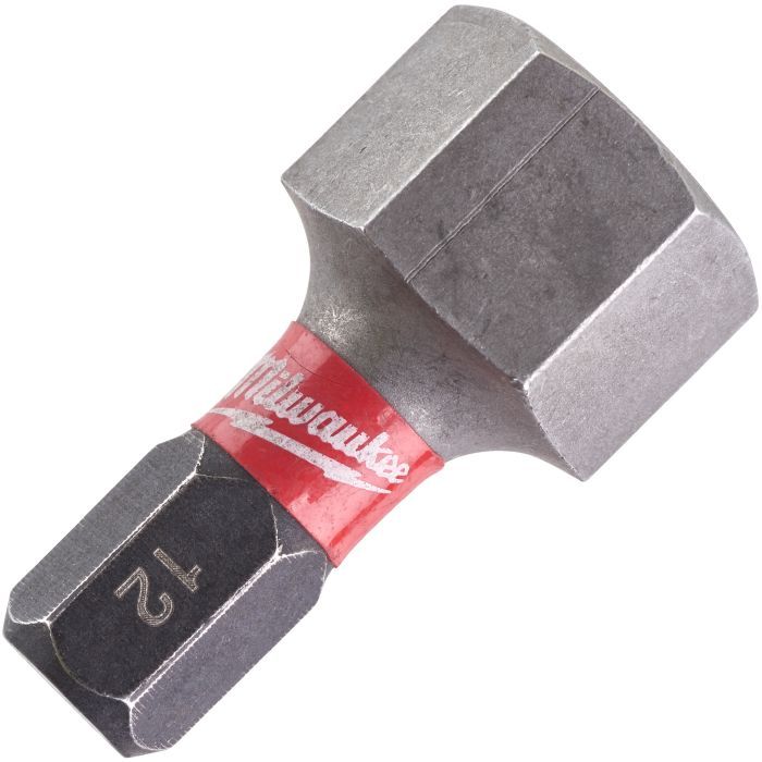 Набор бит Milwaukee SHOCKWAVE, Hex12, 25мм, 2шт (4932430900)