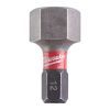 Набор бит Milwaukee SHOCKWAVE, Hex12, 25мм, 2шт (4932430900) изображение 2