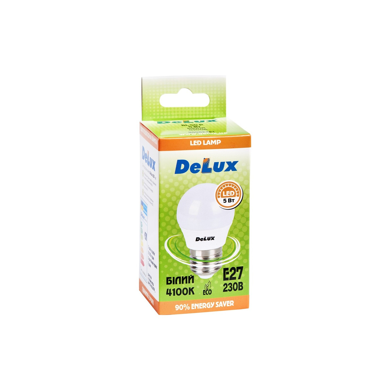 Лампочка Delux BL50P 5 Вт 4100K 220В E27 (90020559) зображення 2