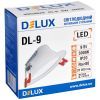 Светильник Delux DL-9 3000К 9Вт 720лм 230В D110мм (90018629) изображение 2