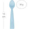 Набор детской посуды MinikOiOi Scooper Ложка силиконовая (Mineral Blue) (101140003) изображение 8