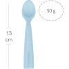 Набір дитячого посуду MinikOiOi Scooper Ложка силіконова (Mineral Blue) (101140003) зображення 8