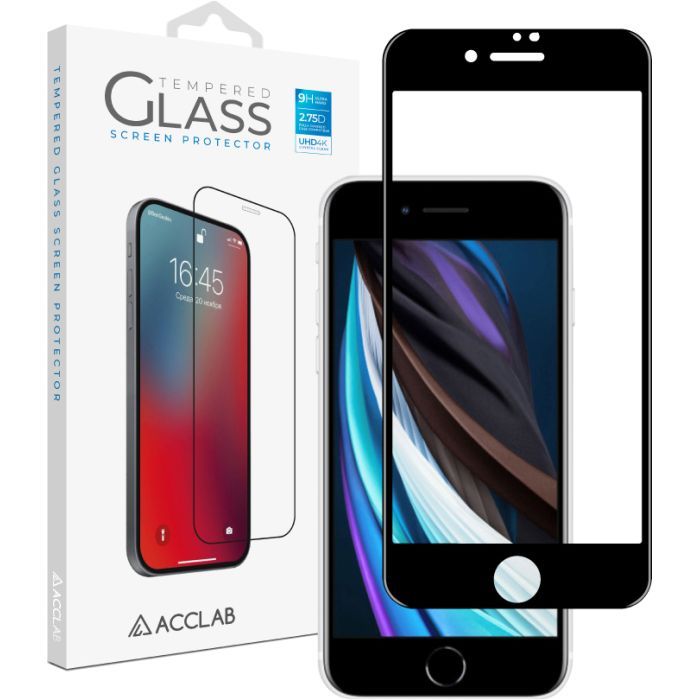 Скло захисне ACCLAB Full Glue Apple iPhone 7/8/SE 2020 (1283126508172)