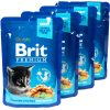 Влажный корм для кошек Brit Premium Cat с курицей для котят 3+1 100 г (2700000030349) изображение 5