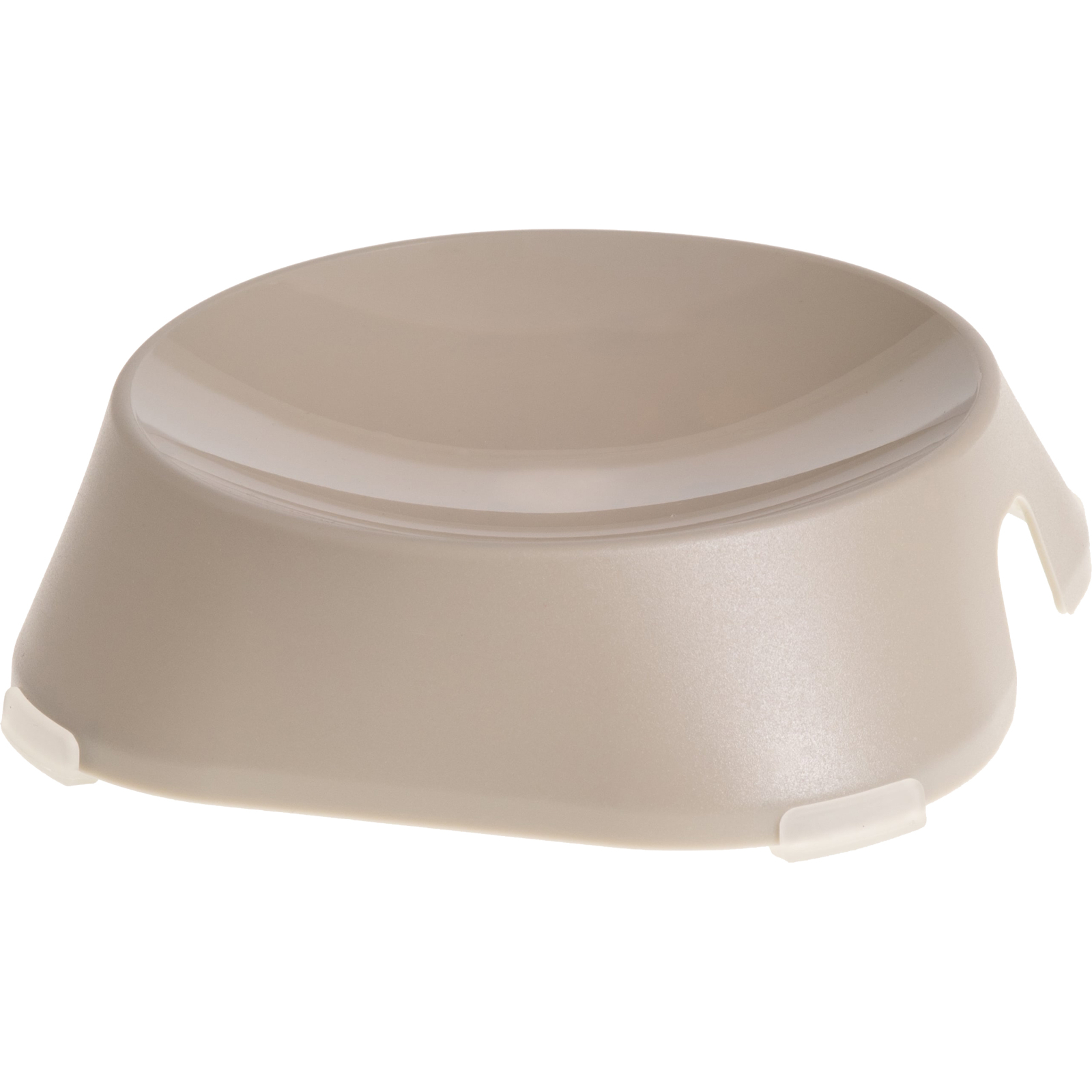 Посуда для кошек Fiboo Flat Bowl миска без антискользких накладок бежевая (FIB0130)