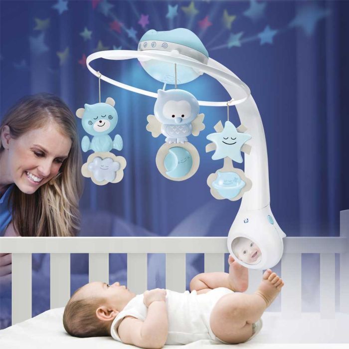 Мобиль Infantino 3 в 1 с проектором Голубой (004896I) изображение 2