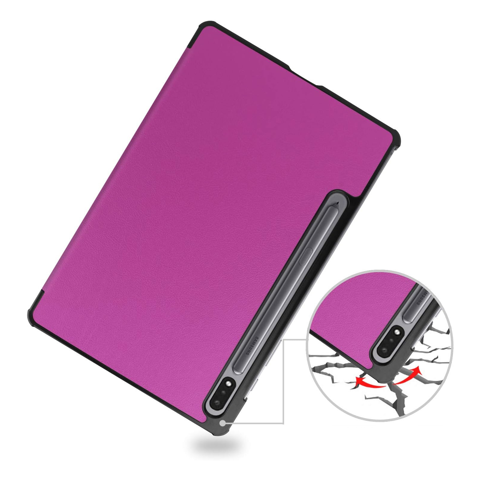 Чохол до планшета BeCover Smart Case Samsung Tab S9 (SM-X710/SM-X716)/S9 FE (SM-X510/SM-X516B) 11.0" Purple (709892) зображення 6