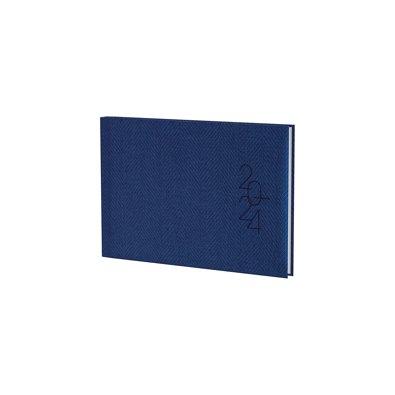 Еженедельник Brunnen датированный 2024 карманный Tweed Синий A6 72 листа (73-755 32 304) изображение 2