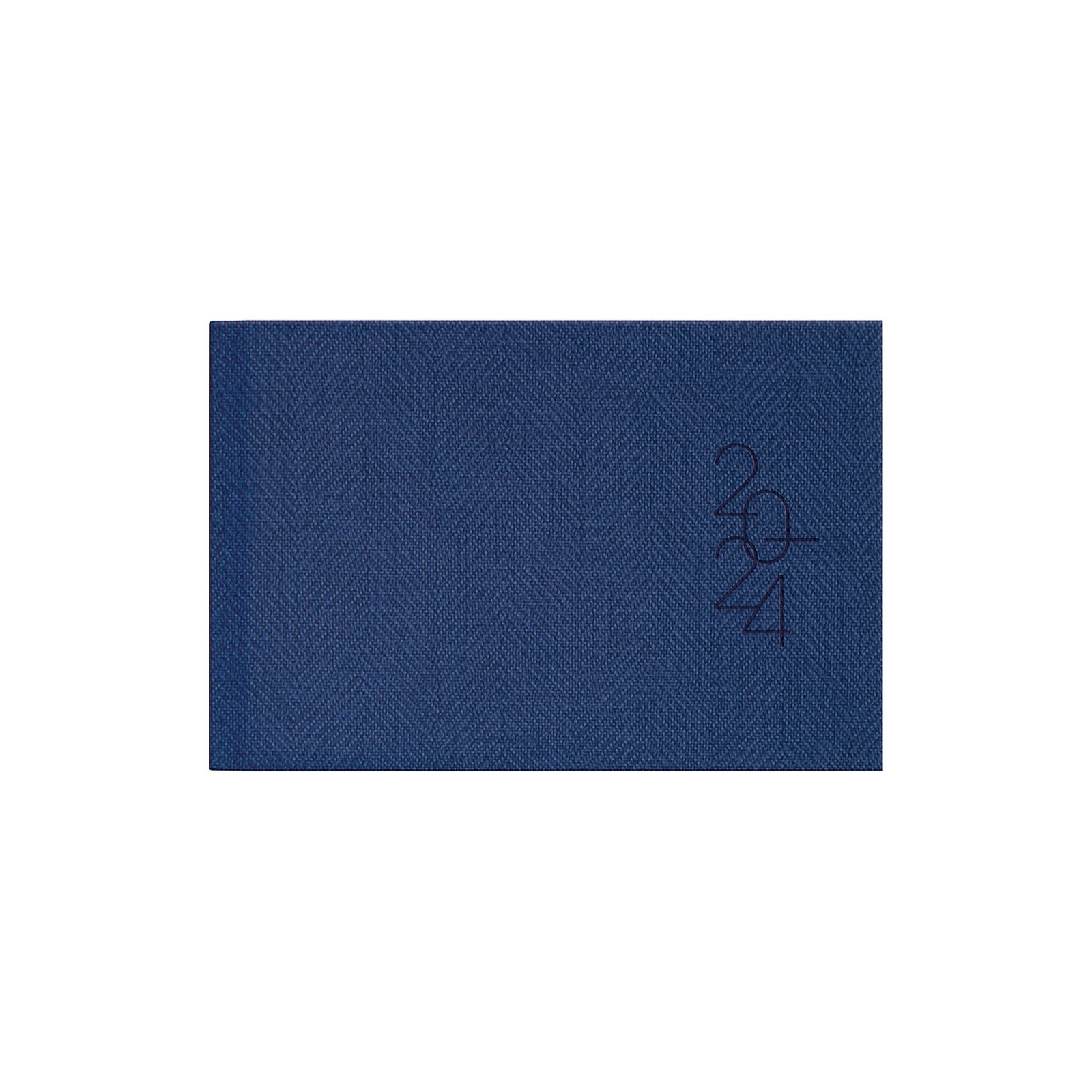 Еженедельник Brunnen датированный 2024 карманный Tweed Синий A6 72 листа (73-755 32 304)