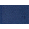 Еженедельник Brunnen датированный 2024 карманный Tweed Синий A6 72 листа (73-755 32 304)