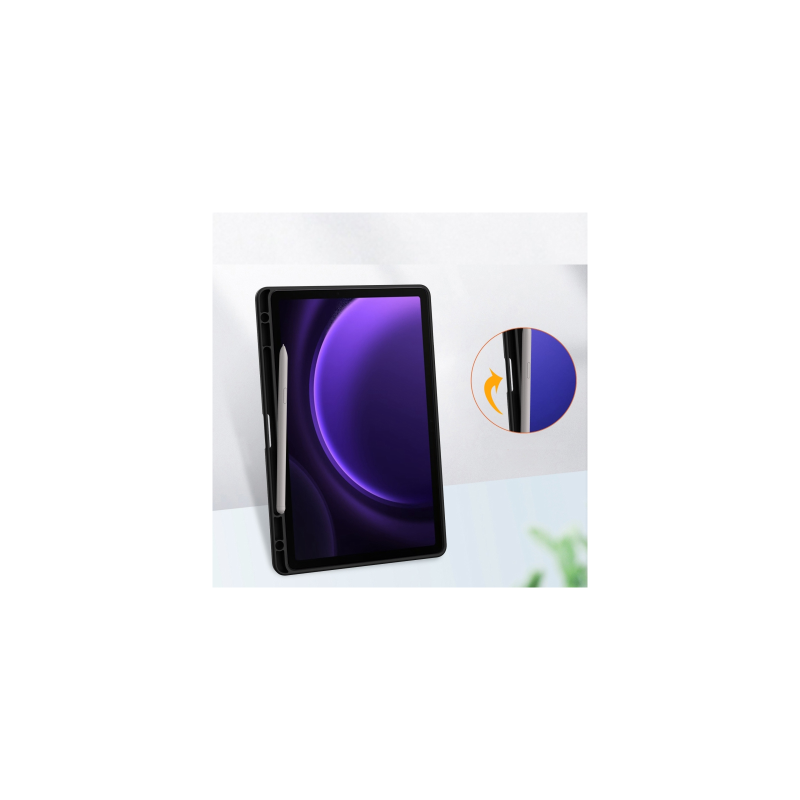 Чохол до планшета BeCover Soft Edge stylus holder Samsung Tab S9 (SM-X710/SM-X716)/S9 FE (SM-X510/SM-X516B) 11.0" Purple (710443) зображення 6