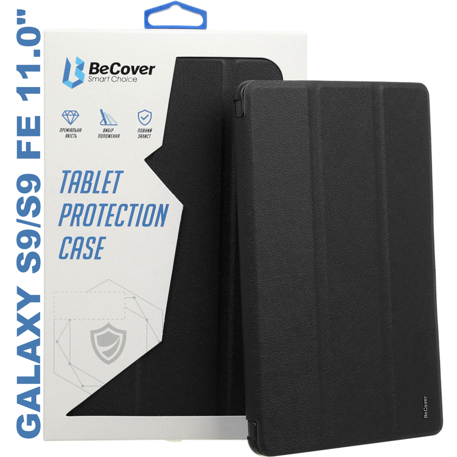 Чохол до планшета BeCover Soft Edge stylus holder Samsung Tab S9 (SM-X710/SM-X716)/S9 FE (SM-X510/SM-X516B) 11.0" Dark Gre (710440)