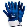 Защитные перчатки Sigma трикотажные c нитриловым покрытием (синие краги) (9443361)