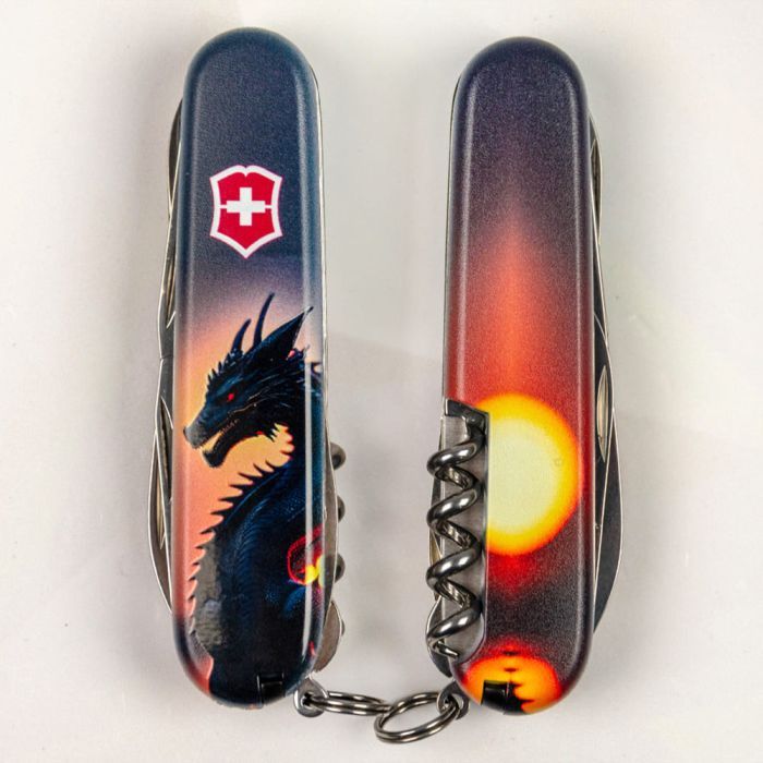 Нож Victorinox Climber Zodiac Дракон в променях сонця (1.3703.3_Z3270p) изображение 12