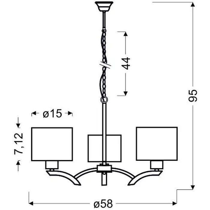 Люстра Candellux DRAGA (33-04208) изображение 2