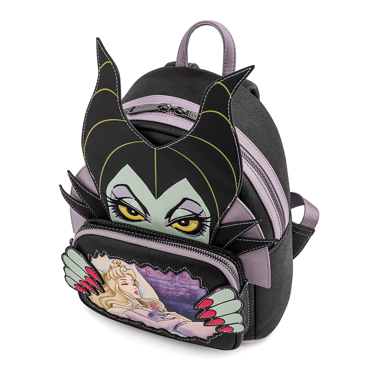 Рюкзак школьный Loungefly Disney - Villains Scene Maleficent Sleeping Beauty Mini Backpack (WDBK1640) изображение 3