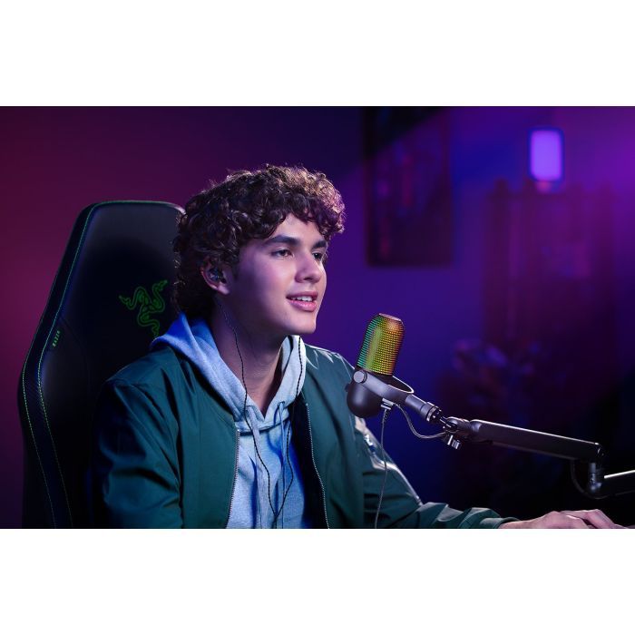 Микрофон Razer Seiren V3 Chroma Quartz (RZ19-05060300-R3M1) изображение 10