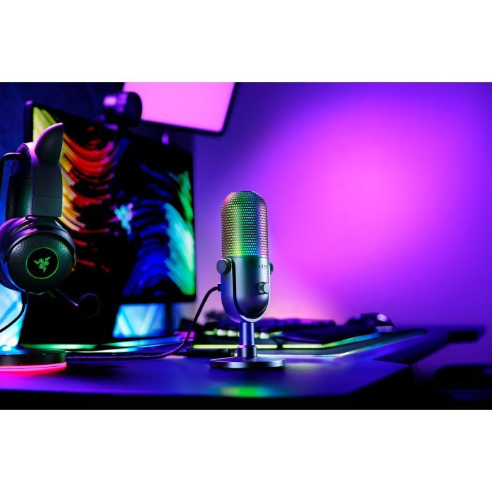 Микрофон Razer Seiren V3 Chroma Quartz (RZ19-05060300-R3M1) изображение 5