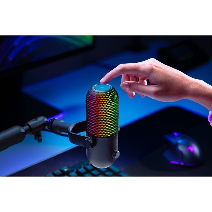 Микрофон Razer Seiren V3 Chroma Quartz (RZ19-05060300-R3M1) изображение 8