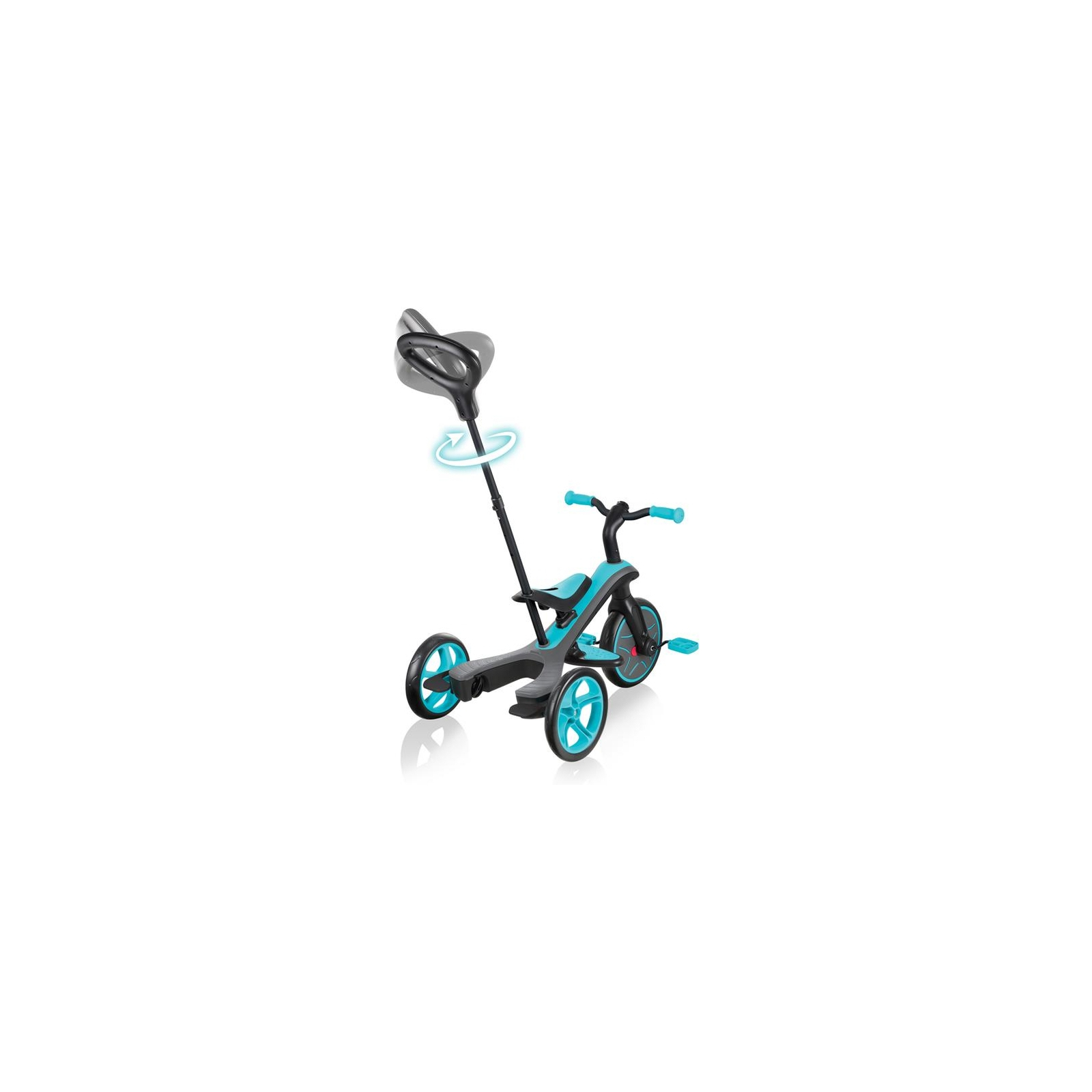 Детский велосипед Globber 4 в 1 Explorer Trike Teal Turquoise (632-105-3) изображение 3