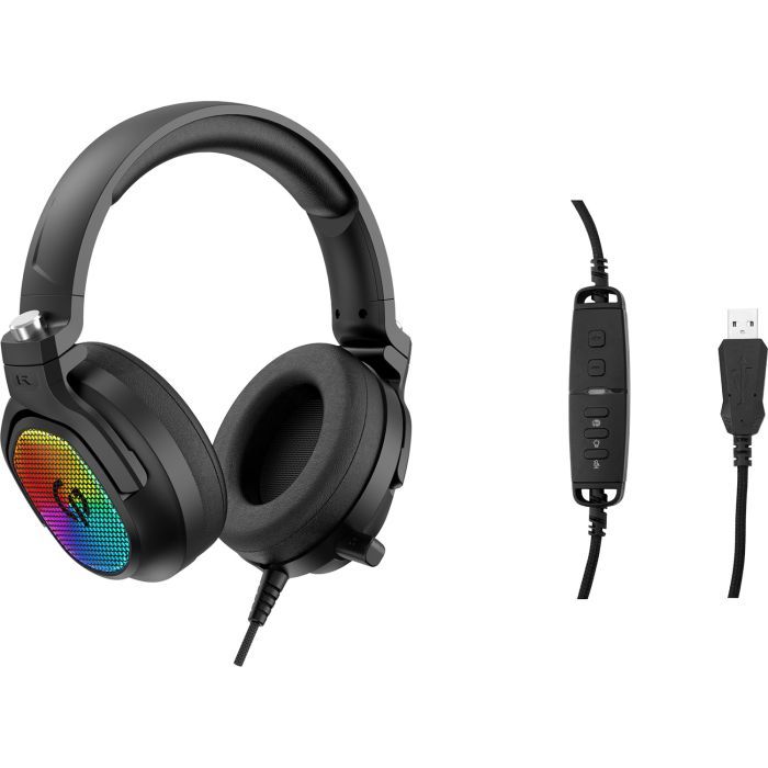 Наушники GamePro HS1300 RGB 7.1 Black (HS1300) изображение 4