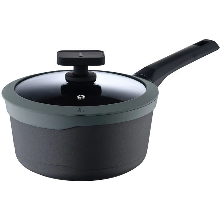 Ковш MasterPro Gastro Reeco з кришкою 16 см 1,3 л (BGMP-8113)