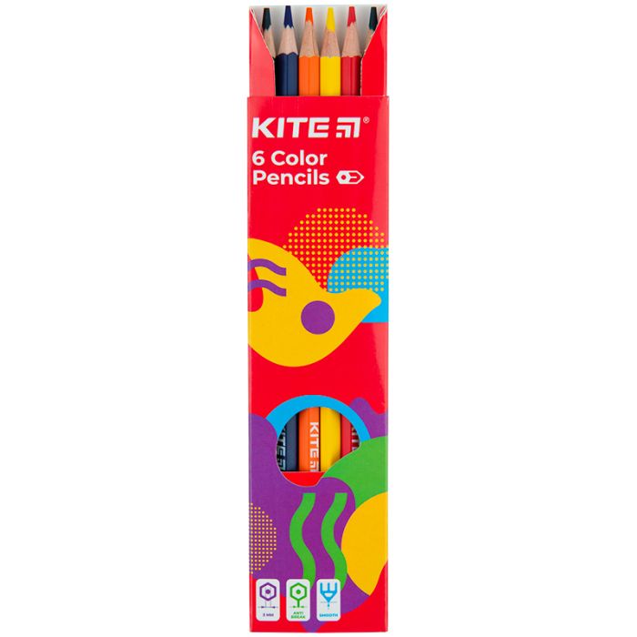 Карандаши цветные Kite Fantasy 6 цветов (K22-050-2) изображение 3